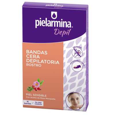 Pielarmina Banda depilatoria facial sensible x16