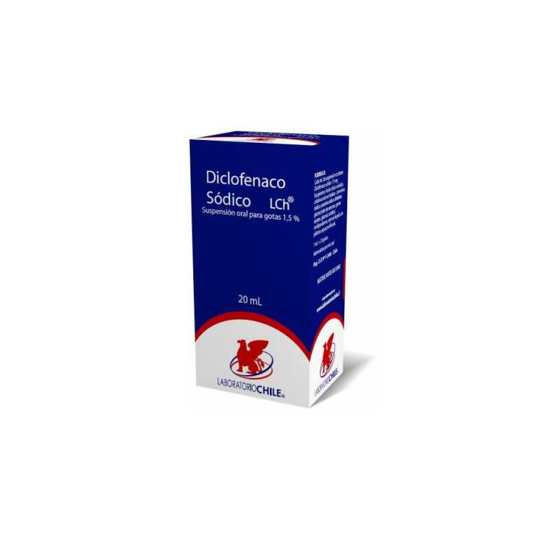 Diclofenaco Sodico 1,5% Suspensión Oral 20ml (Chile)