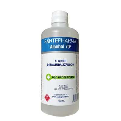 Alcohol Desnaturalizado 70° 500ml (Santepharma)
