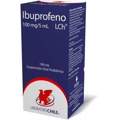 Ibuprofeno 100mg/5ml jarabe 100ml (Chile)