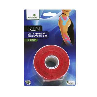 Cinta Adhesiva Neuromuscular 5cm x 5m Roja (Hipoalergic)