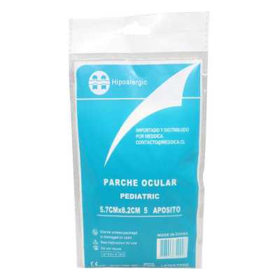 Parche Ocular Pediatrico 5,7cm x 8,2cm x5 (Hipoalergic)