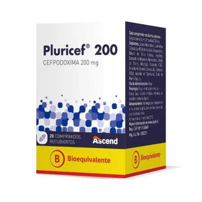 Pluricef 200mg x20com