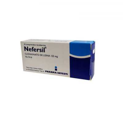 Nefersil 125mg x10com.rec