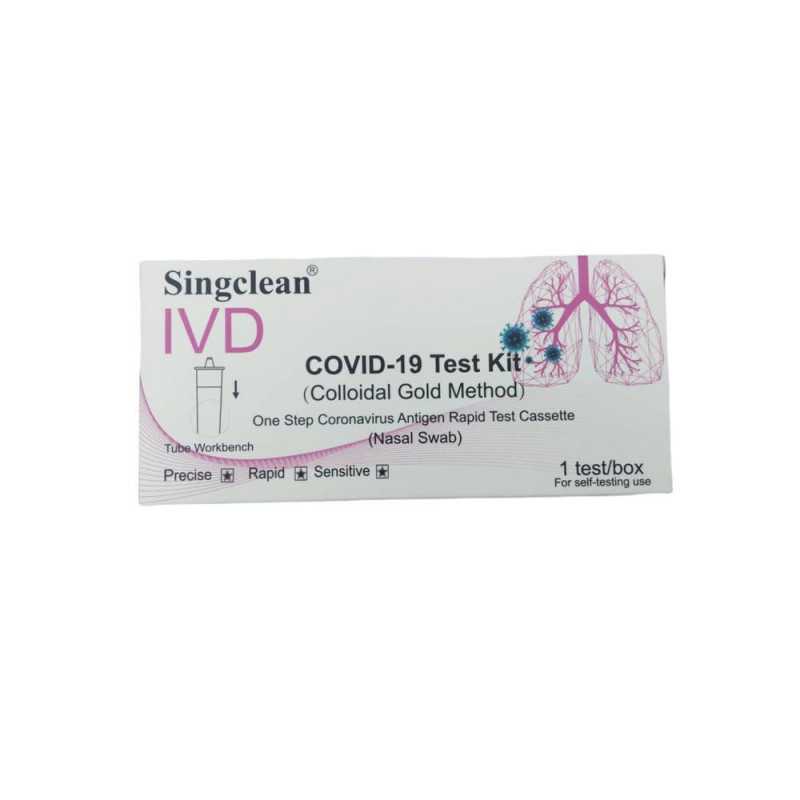 Test Antigenos covid-19 nasal (Singclean)