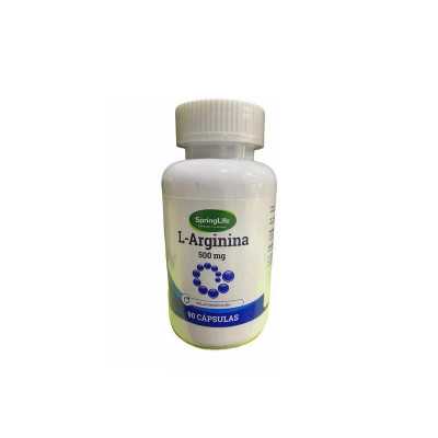 L-arginine 500mg x90cap (Springlife)