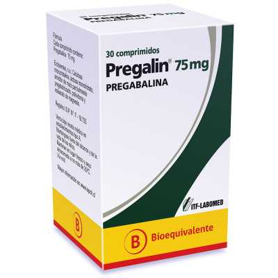 Pregalin 75mg x 30 comprimidos biranurados