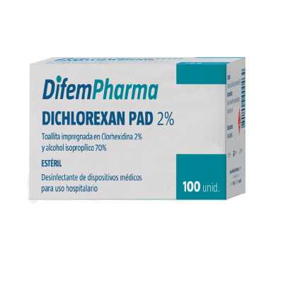 Dichlorexan Pad 2% clorhexidina caja 100 ud.