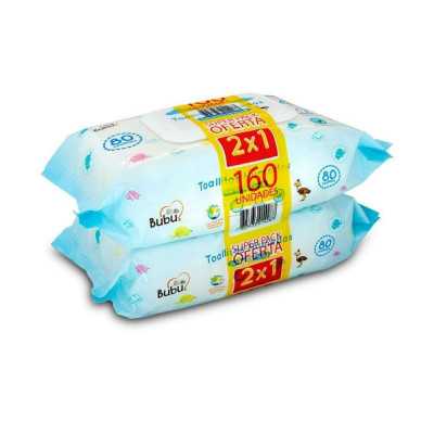 Bubu Toallitas humedas con aceite emu 80x2