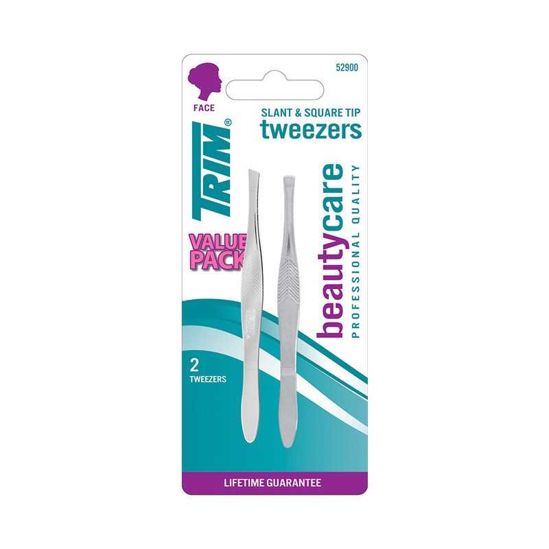 Trim Set Pinzas cejas punta oblicua + punta recta
