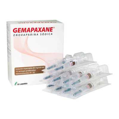 Gemapaxane 80mg/0.8ml x 10 jeringas