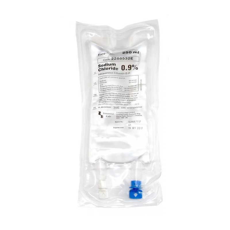 Cloruro de sodio 0,9% 250ml Freeflex (Cenabast)