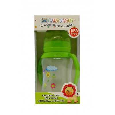 Best House mamadera boca ancha 250ml