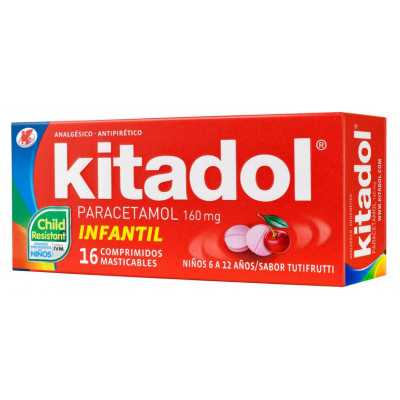 Kitadol Niños 160mg x16com.