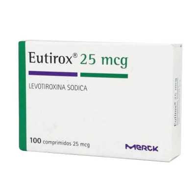 Eutirox 25Mcg x100com (Cenabast)