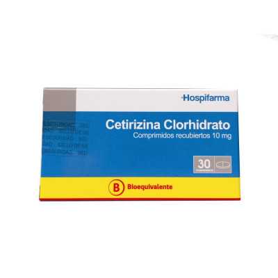 Cetirizina 10mg x30com (Hospifarma)