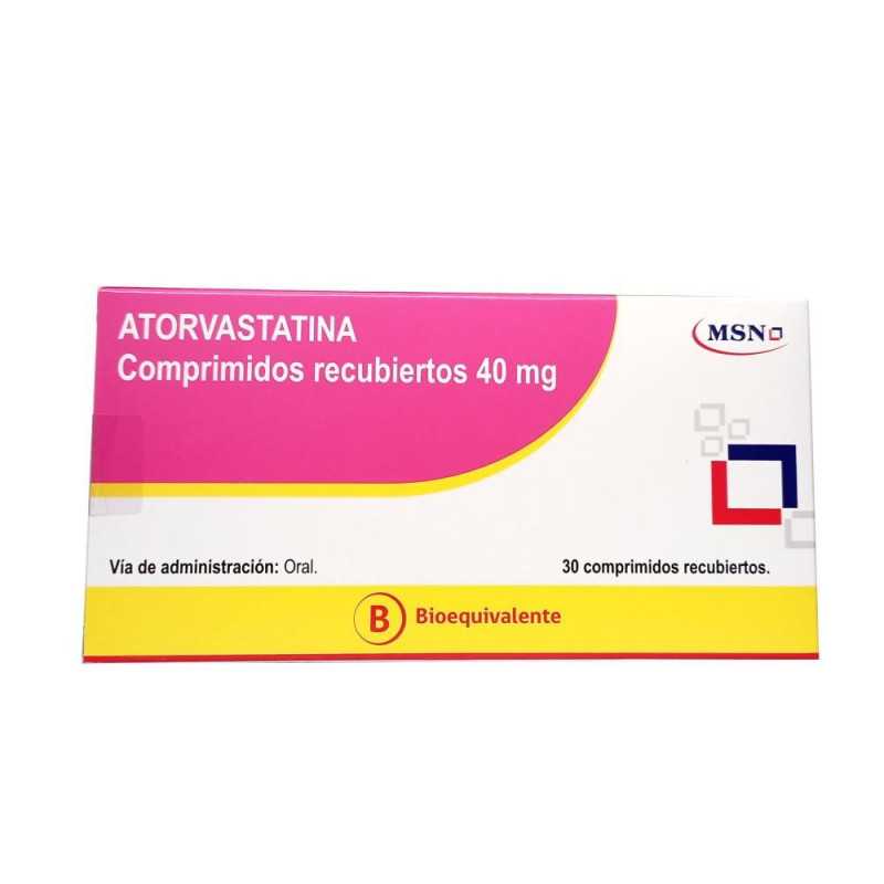 Atorvastatina 40mg x30com. (MSN)