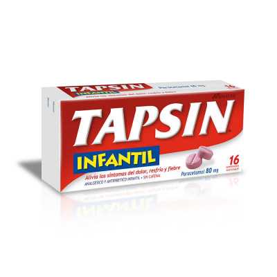 Tapsin Infantil 80mg x16com