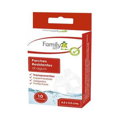 Parche Curita Resistente al Agua x10 (Family Set)