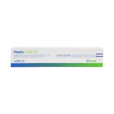 Hepta 4000 UI Solución Inyectable 4000 UI/1ml x1 jeringa