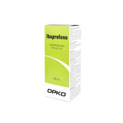 Ibuprofeno 100mg/5ml jarabe 100ml Opko (Cenabast)