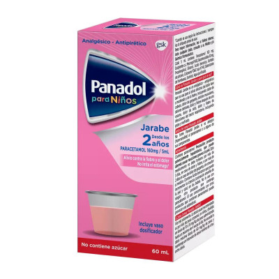 Panadol para niños 160mg/5ml Jarabe 60ml