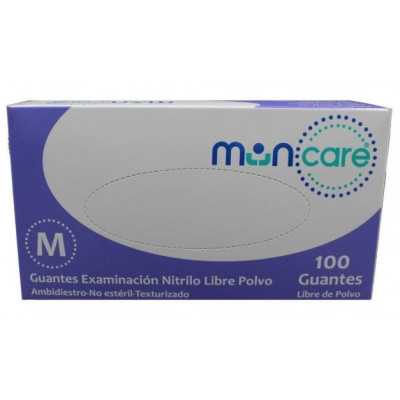 GUANTE NITRILO AZUL MUNCARE T M X100