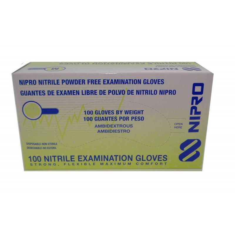 GUANTE NITRILO AZUL NIPRO T XS X100