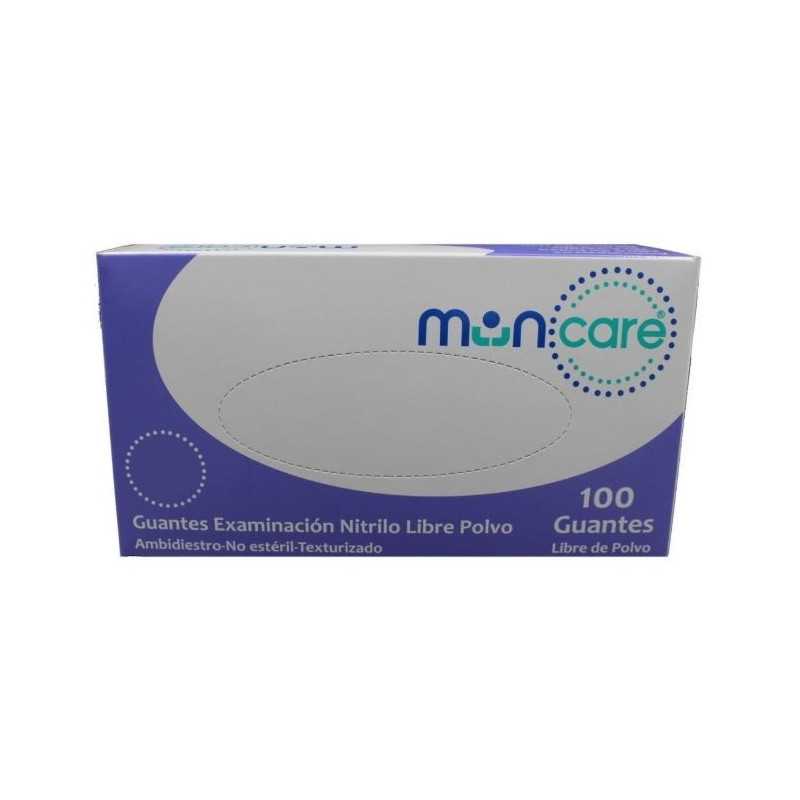 GUANTE NITRILO AZUL MUNCARE T XL X100