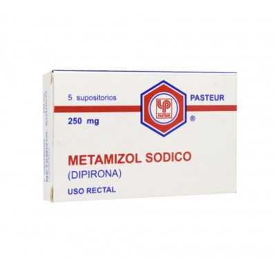 Metamizol Supositorios 250mg x5 (Pasteur)