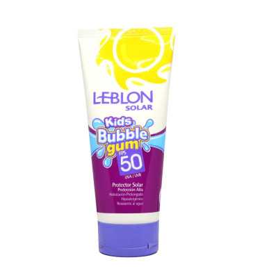 Leblon Kids bubble gum FPS50 crema x 190 gramos.