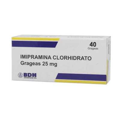 IMIPRAMINA 25mg X40COM BDH 