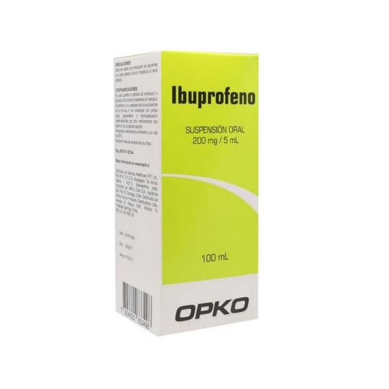 IBUPROFENO FORTE 200MG/5ML 100ML OPKO CENABAST 