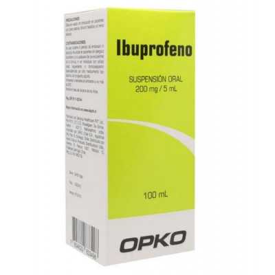 IBUPROFENO FORTE 200MG/5ML 100ML OPKO CENABAST 
