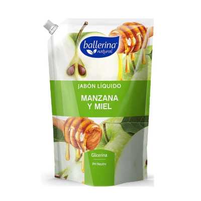 BALLERINA JABON LIQUIDO MANZANA MIEL DP 750ML