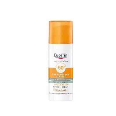 EUCERIN OIL CONTROL TINTED CLARO F50 50ML