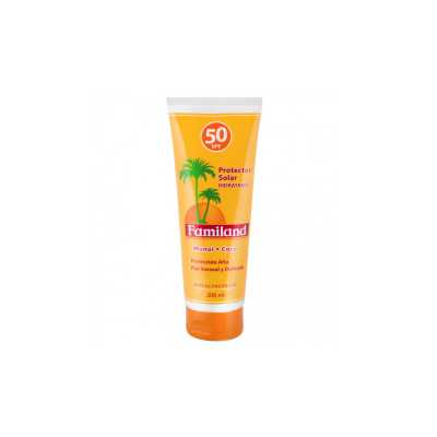 Familand Protector Solar Monoi Tahiti hidratante FPS50 200ml