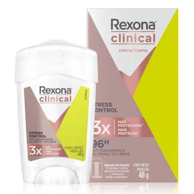 REXONA CLINICAL WOMEN CREMA STRESS CONTROL 48G