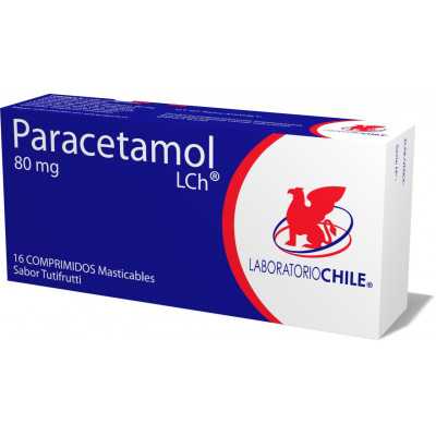 Paracetamol Infantil 80mg x16com. (Chile)