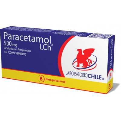 Paracetamol 500mg x16com. (Chile)