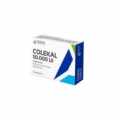 COLEKAL VITAMINA D3 50 000UI POLVO X2SOB 