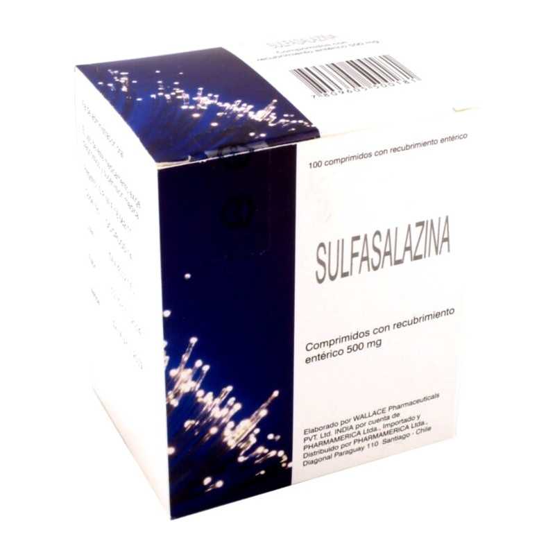 SULFASALAZINA 500mg X100COM PHARMAMERICA CENABAS