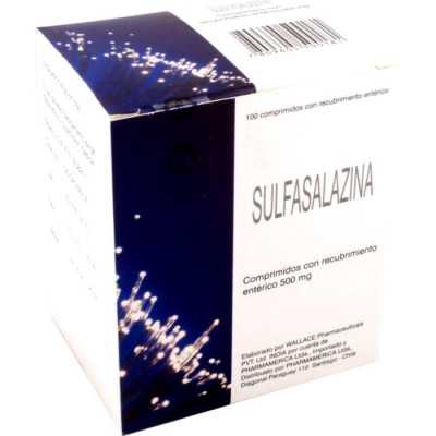 SULFASALAZINA 500mg X100COM PHARMAMERICA CENABAS
