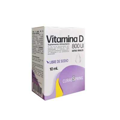VITAMINA D3 800UI GOTAS x10ml CURAESPRING 