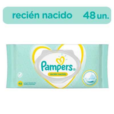 PAMPERS TOALLITAS HUMEDAS RECIEN NACIDO X48