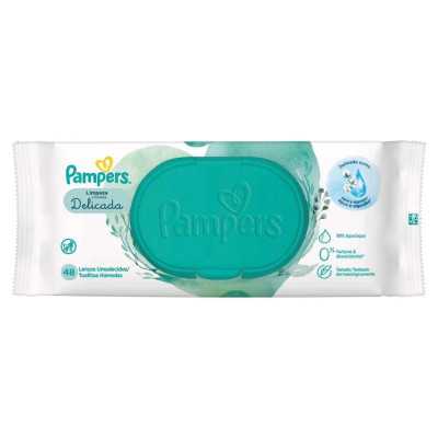 PAMPERS TOALLITAS HUMEDAS LIMPIEZA DELICADA X48