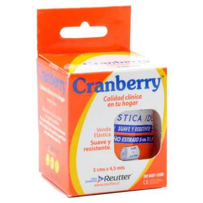 VENDA ELASTICA PIEL 5CM X 4 5MT CRANBERRY 