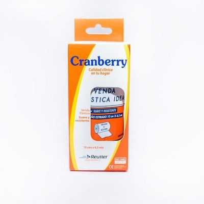 VENDA ELASTICA PIEL 10CM X 4 5MT CRANBERRY 