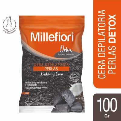 MILLEFIORI CERA PERLAS DETOX 100G