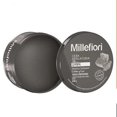 MILLEFIORI CERA DETOX CARBON COCO 200GRS